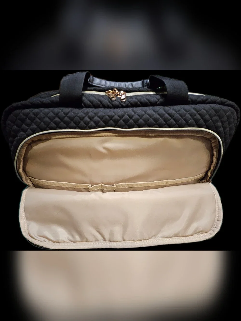 BAGSMART Quilted Black Organizer Case